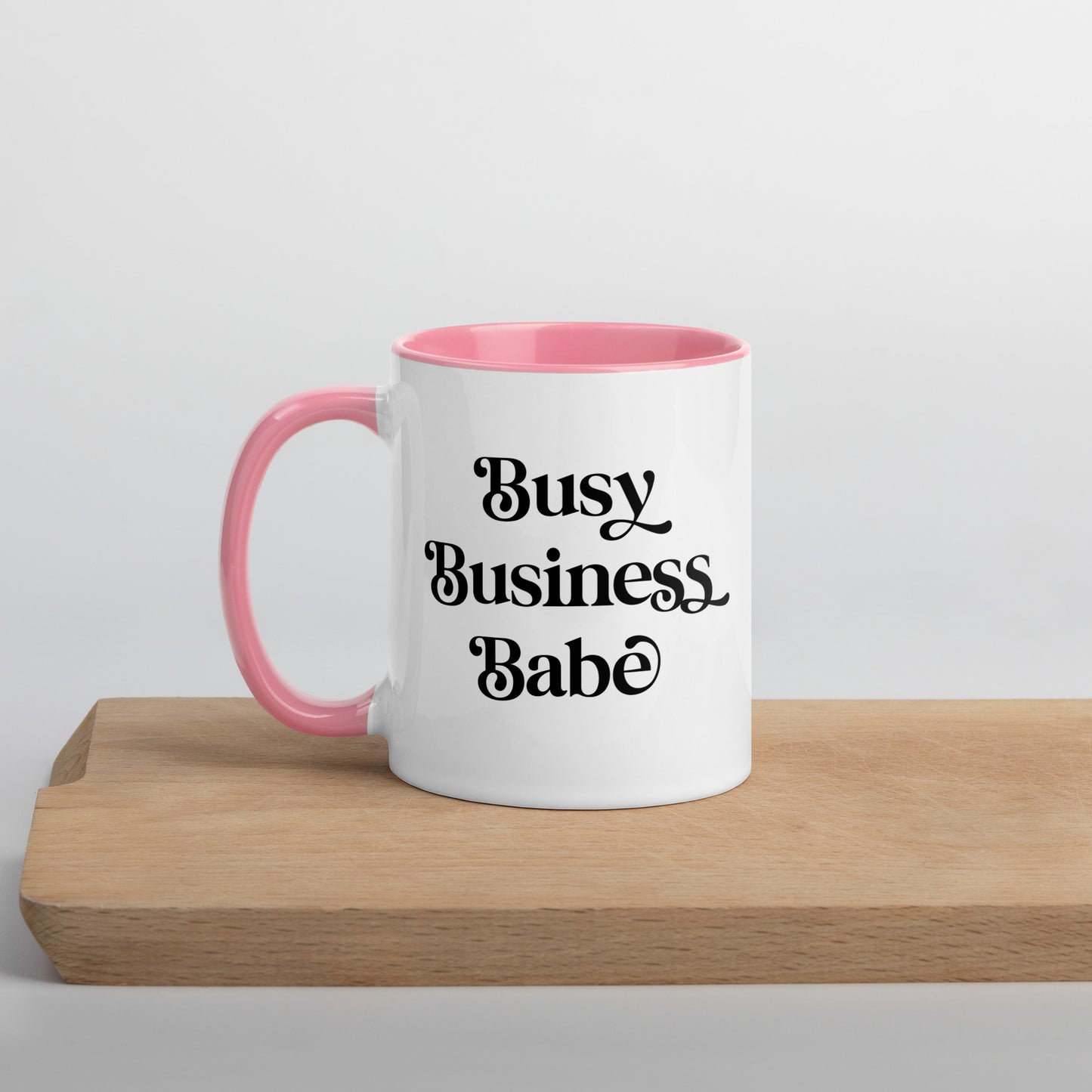 "Busy Business Babe" Mug with Color Inside